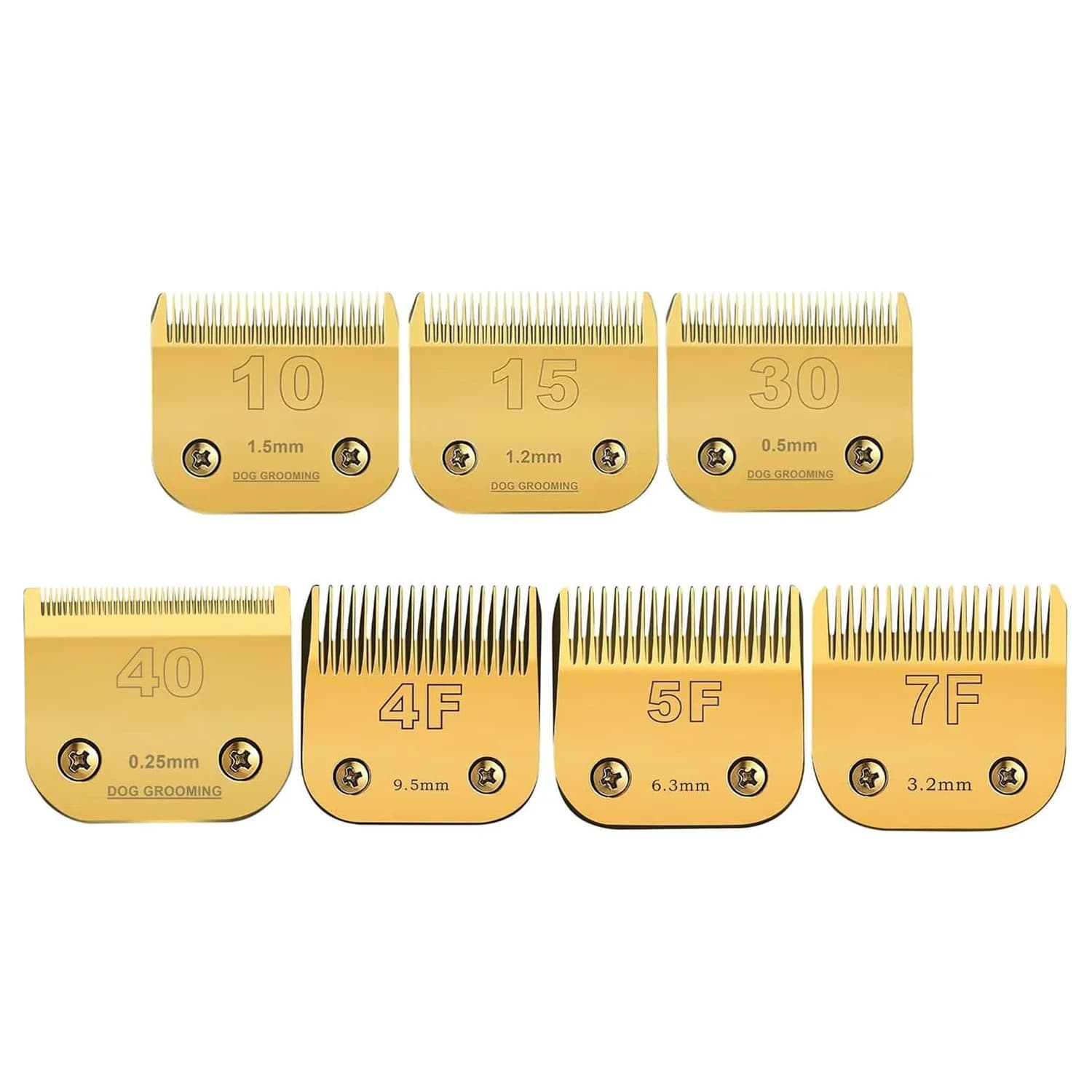Detachable Dog Grooming Blades Compatible with Andis,Oster A5,Wahl KM Clipper Blades Buttercut Blades for Pet Dog Hair Grooming