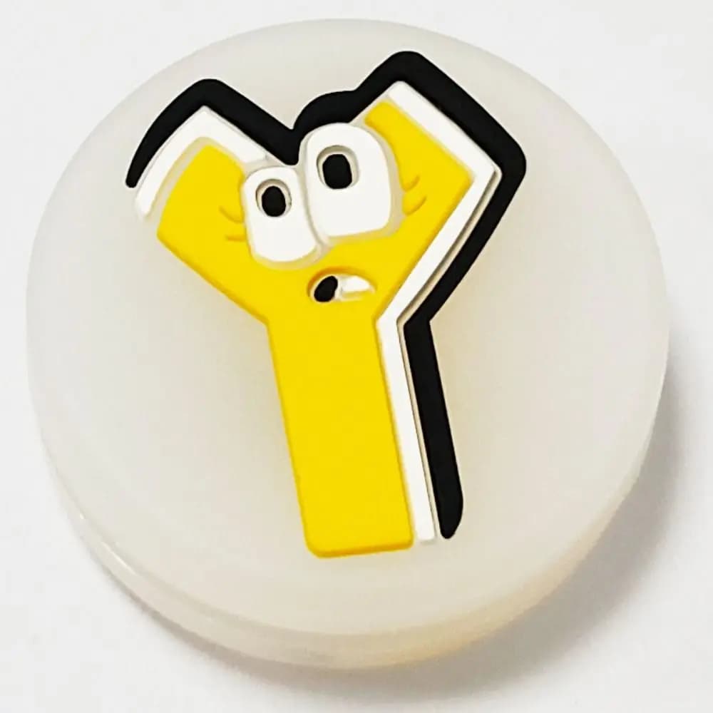 26 English Alphabet Letters, Anti-Vibration Silicone Shoe Absorber for Tennis Rack, Animal Design