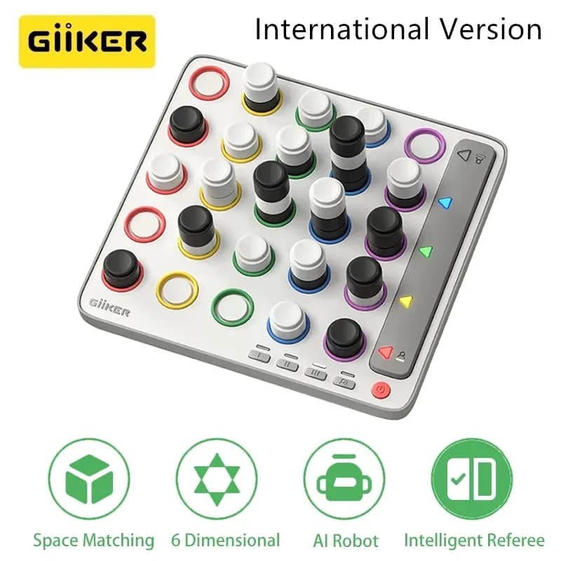 Giiker Smart Four Connected 5x5x5 3D quattro di fila gioco da tavolo con Intelligent AI Space giocattoli interattivi creativi per regali per bambini
