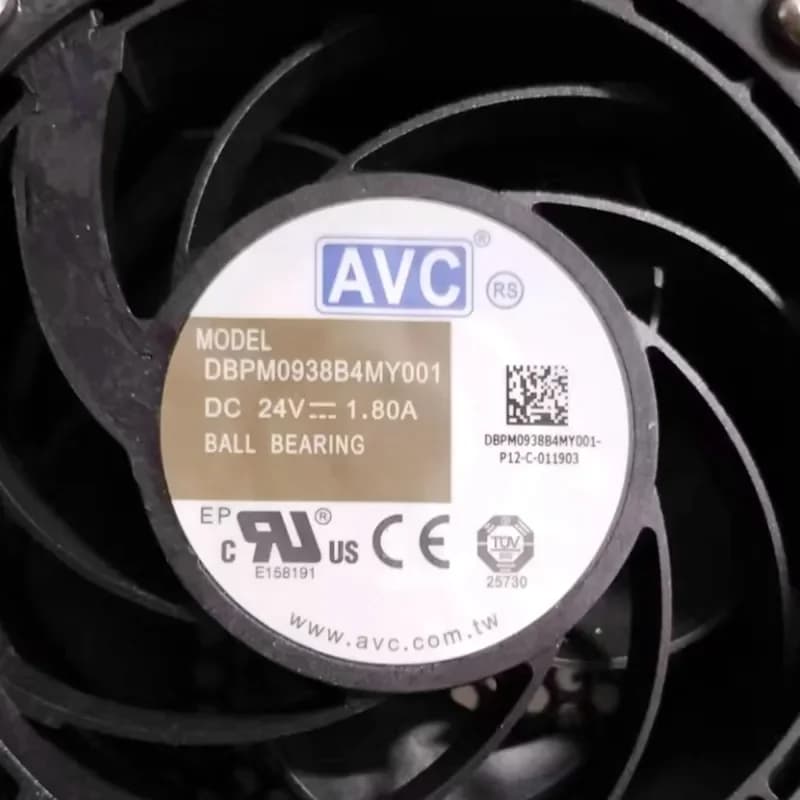 For AVC DBPM0938B4MY001 9038 9 cm Variable Frequency Waterproof Fan 24 V 1.80 A High Airflow Cooling Fan