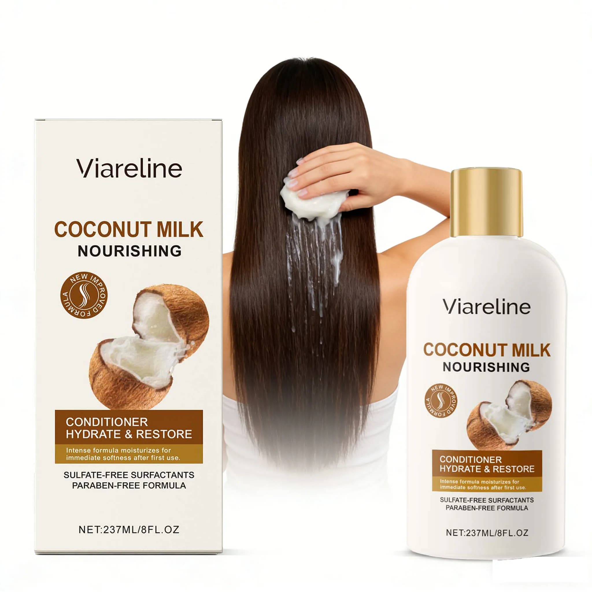 100ML Cocco Hair Balm, Daily Hydrating, Dry and Damage Repair, Double Tips Removal, Softness Improvement