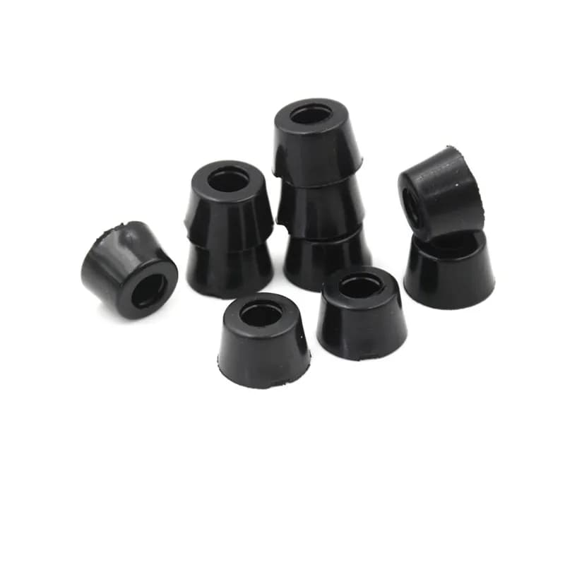 17 x 10 mm armadio rotondo in gomma nera custodia per strumenti piedi piede circolare 10 pezzi