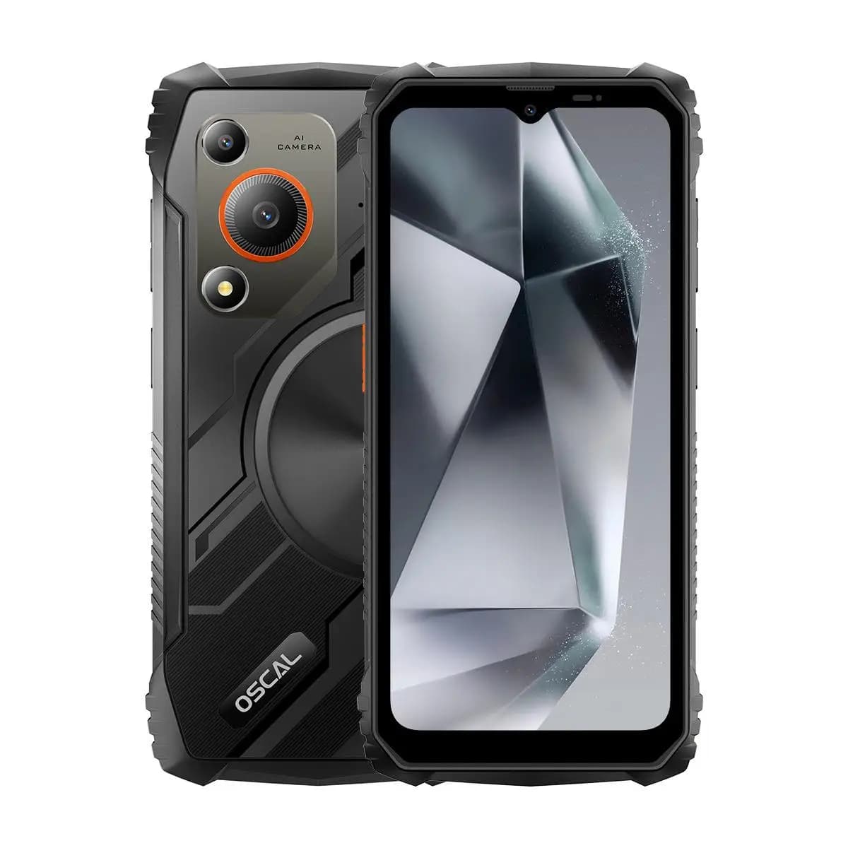 Blackview Oscal Marine 1 Smartphone, Display HD+ da 6.56'', 4GB+128GB, Batteria da 5100mAh, Fotocamera da 16MP, 4G Android 15, Telefono Cellulare NFC