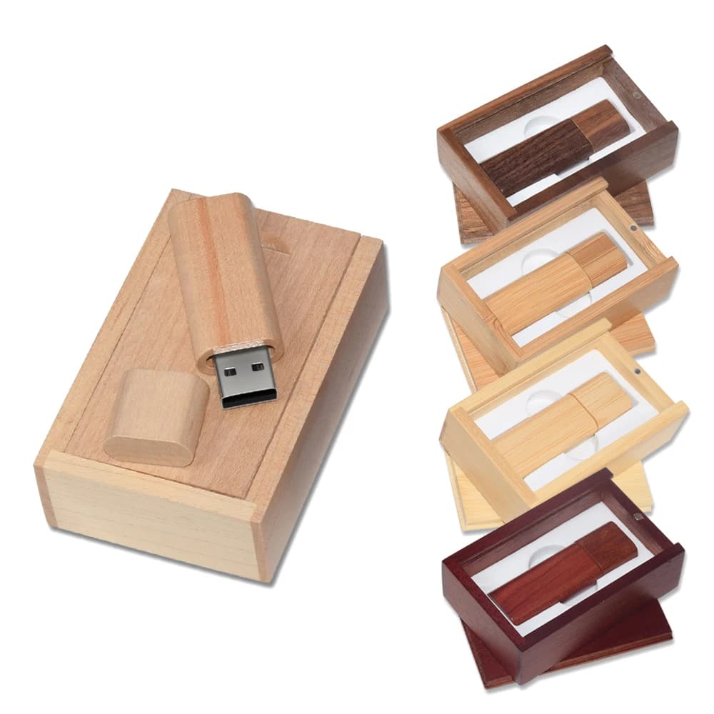 (Oltre 10 pezzi logo gratuito) chiavetta USB in legno pendrive in legno naturale 4GB 16GB 32GB 64GB Pen Drive Memory Stick regalo fotografico