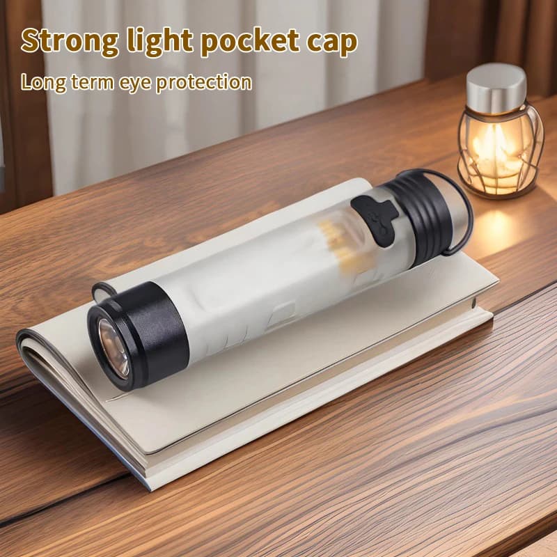 Hands-Free Rechargeable Hat Clip Light | Portable Pocket Cap Lamp for Outdoor Night Sports Camping Fishing Emergency Use