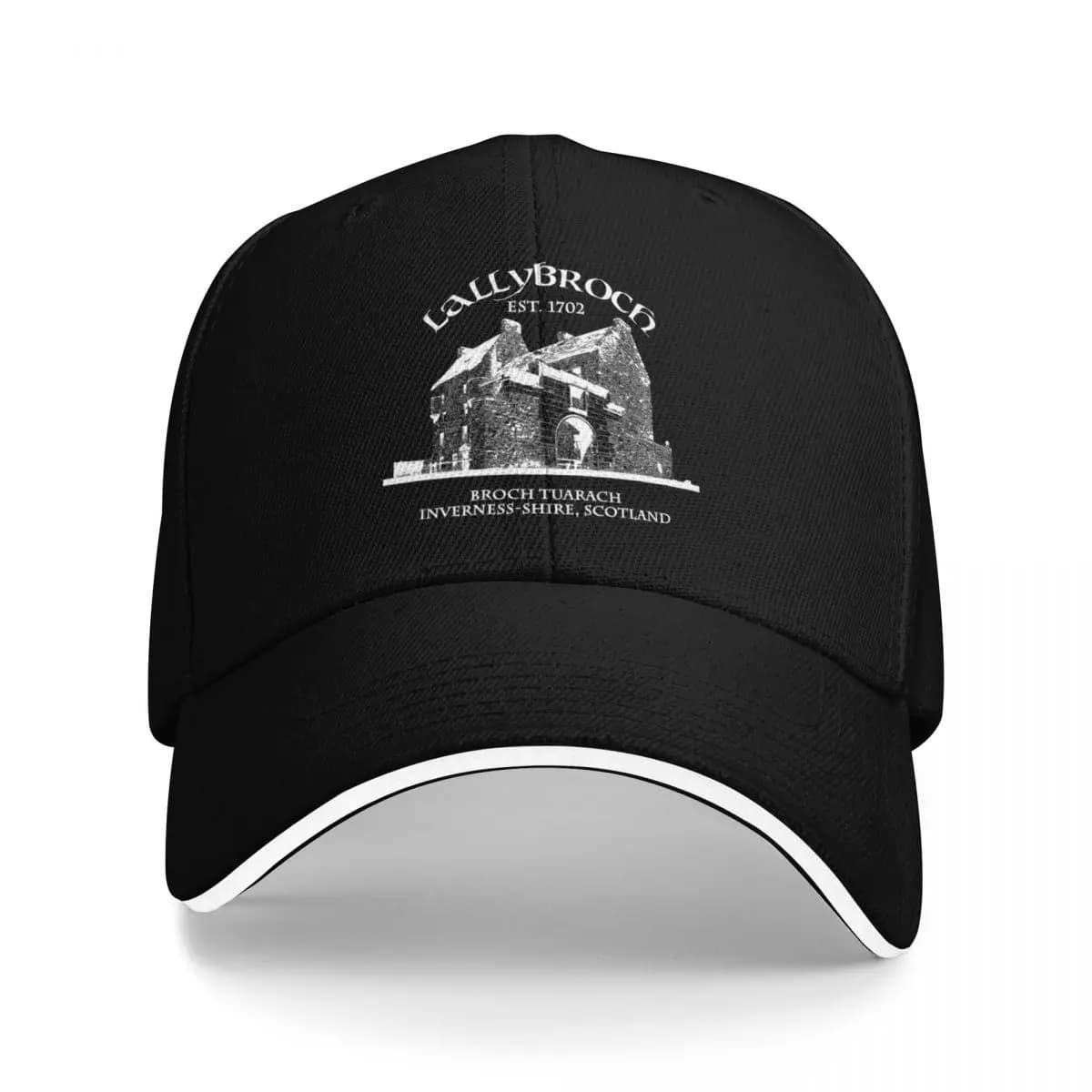 Lallybroch Outlander WHITE Berretto da baseball da uomo di grandi dimensioni Cappello da golf Cappello da palla selvaggia Cappelli con cappuccio per donna Uomo