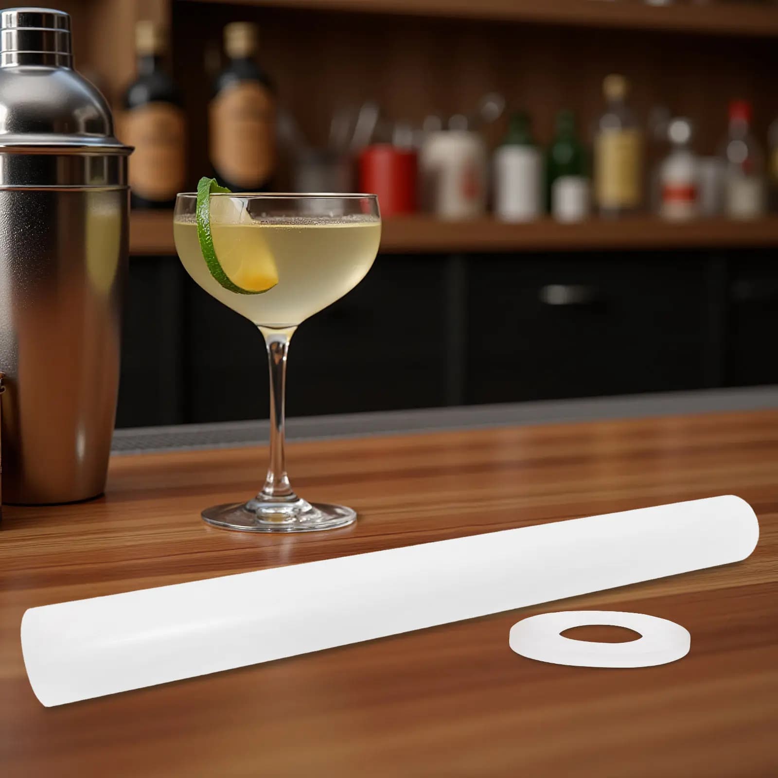 2 Pezzi Coperchio in Silicone Antispruzzo per Shaker da Cocktail, Tappo di Ricambio per Muddler, Coperchio Universale per Bicchieri da Bar e Feste