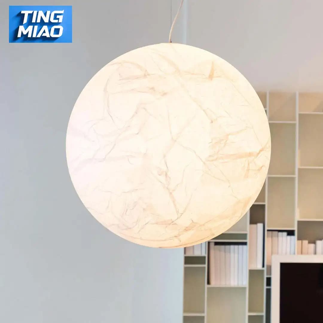 Lampadario Nordic Moon Design minimalista per ristorante Soggiorno Camera da letto Studio Villa Duplex Internet Celebrity