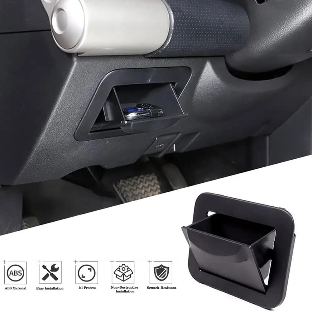 Auto Bracciolo Scatola di Supporto Console Centrale Organizzatore Bracciolo Nascosto Scatola di Immagazzinaggio Accessori Per Toyota FJ Cruiser 07-21 M7J3