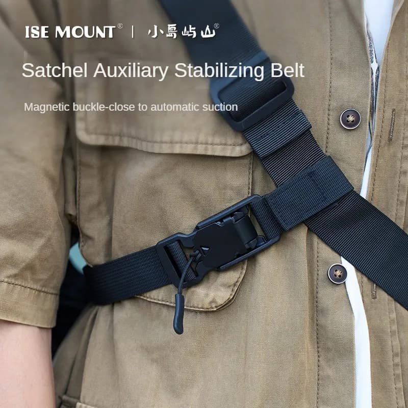 ISE MOUNT zaino ausiliario da esterno a tre punti cintura stabile con fibbia magnetica cintura di fissaggio a sgancio rapido cintura antiscivolo