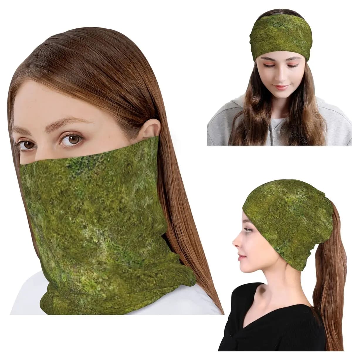 Grass Battlemat 36x36 Bandana Copricollo Sciarpa calda da ciclismo Sciarpa Cappello Beanie Unisex Adulto Invernale
