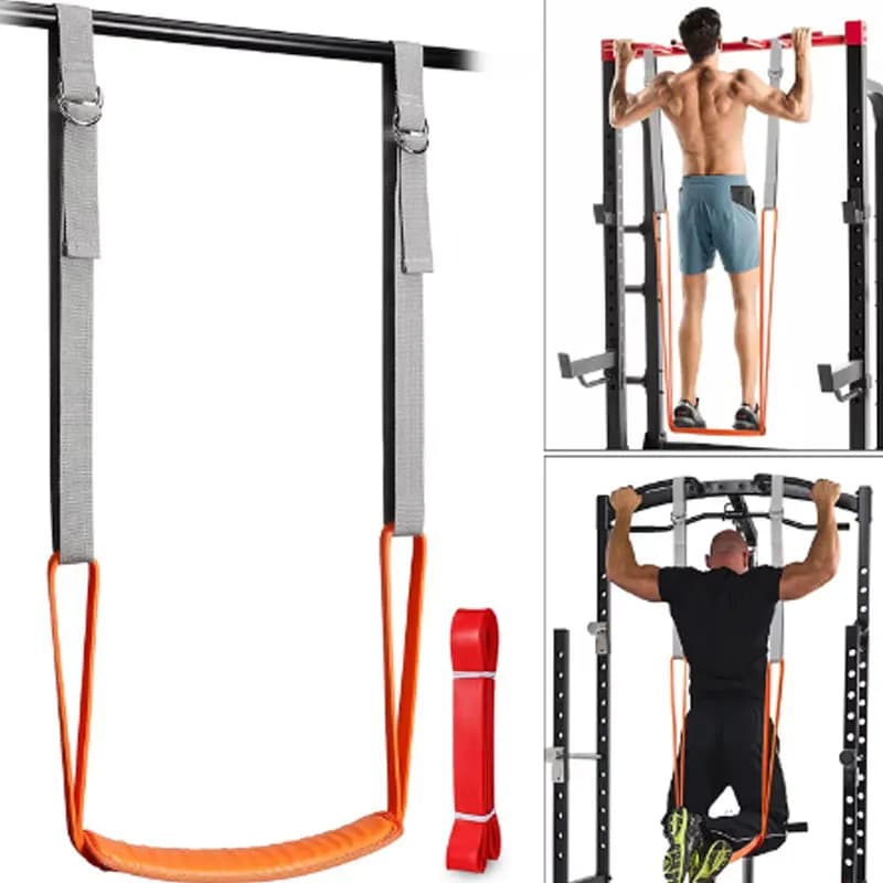 Feeding band for tractions with 1 piece horizontal bar, adjustable training support band, elastic band, indoor fitness for men and women