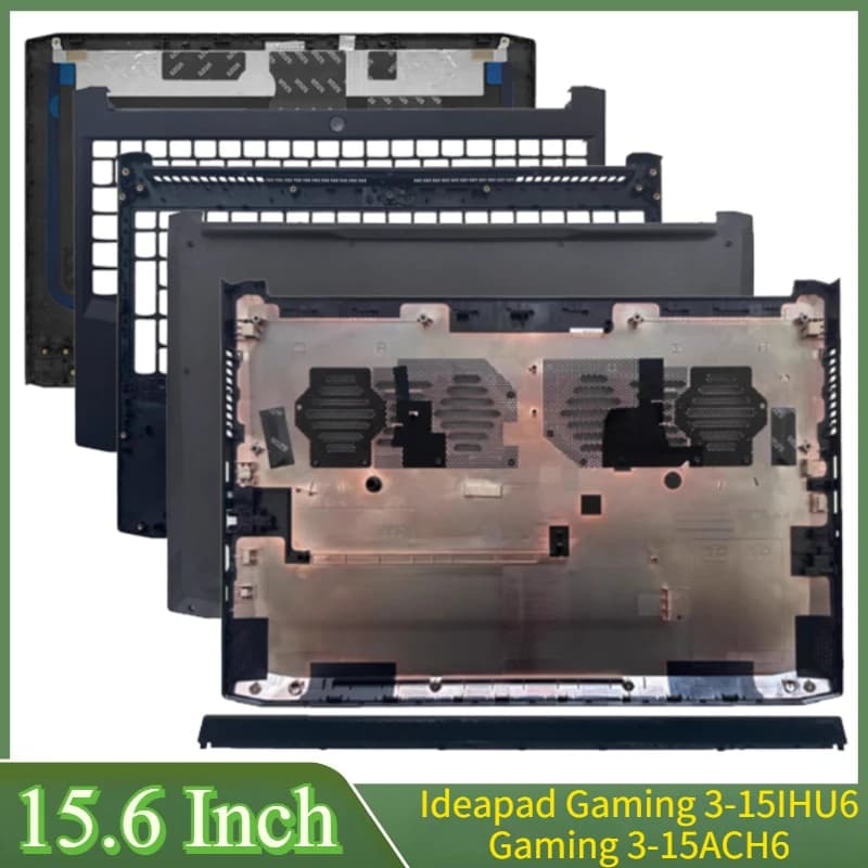 15.6 "Nuovo Per Ideapad Gaming 3-15IHU6 3-15ACH6 LCD Del Computer Portatile Della Copertura Posteriore Lunetta Anteriore Palmrest Superiore Superiore Inferiore Bottom Case Cerniere