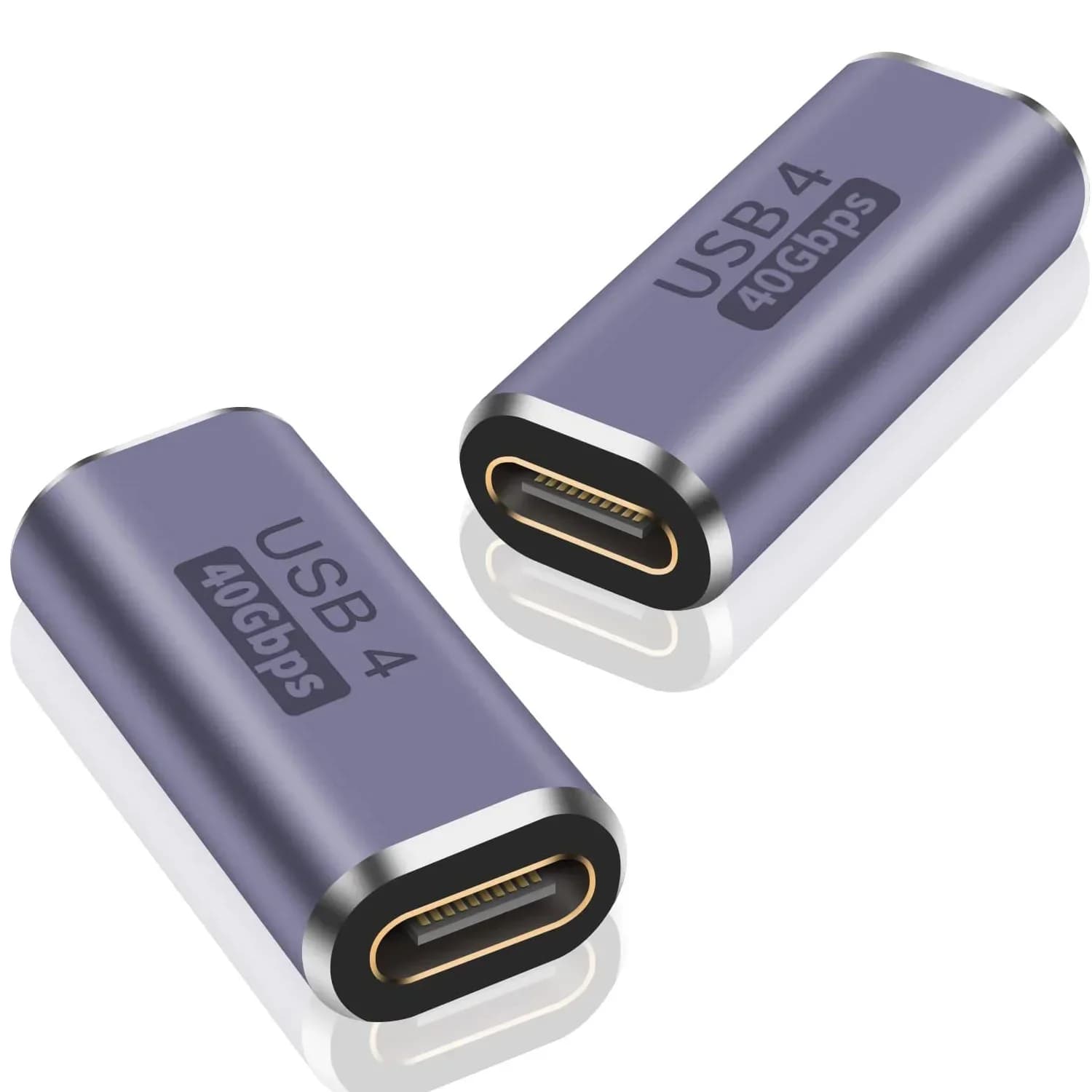 Accoppiatore USB C femmina-femmina 40Gbps 3.2 Adattatore OTG Accoppiatore Extender Video 8K 100W Ricarica rapida per cavo USB4 Thunderbolt 4