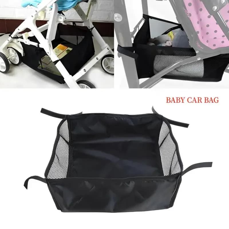 35 * 38 cm Portabebè portatile Cestino inferiore Borsa portaoggetti Carrello Cestino appeso Accessori per passeggino