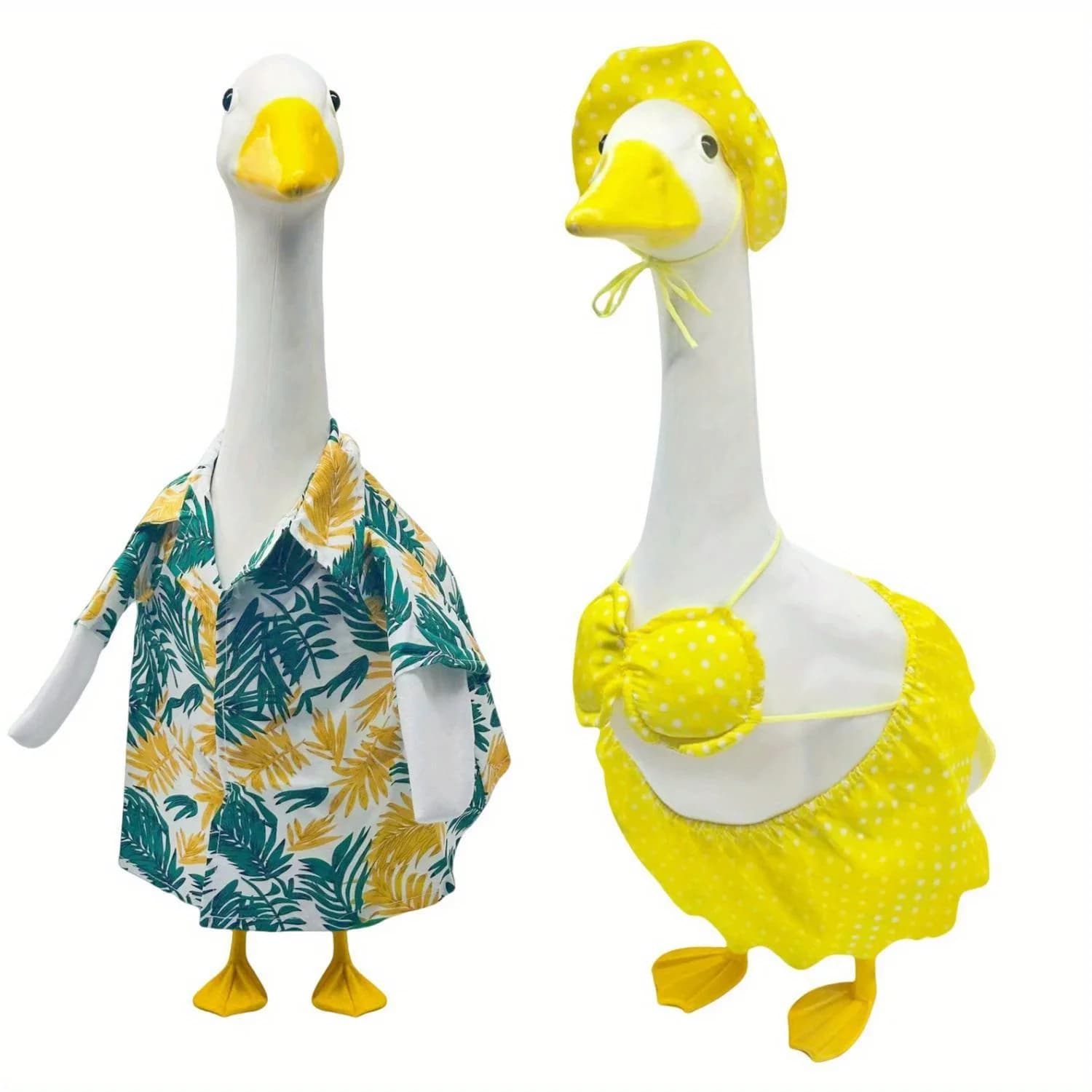 Goose Dress 23 inches Hawaii Two Piece Swimwear Prawn Goose Dress for Home Courtyard Season Summer Decor
