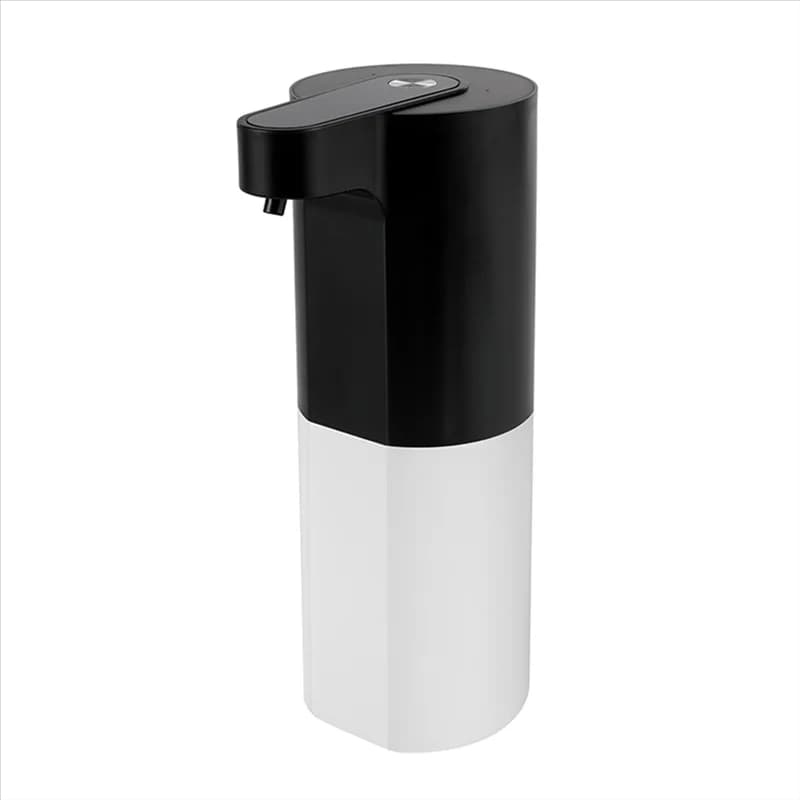 A84X-Dispenser automatico di sapone da cucina con sensore a parete, dispenser di disinfettante per le mani in schiuma con sensore, nero