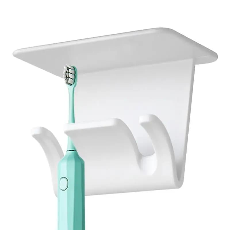 Portaspazzolino per bagni Organizzatore per spazzolino da bagno Senza foratura Appendiabiti per casa, ufficio, famiglia per bambini