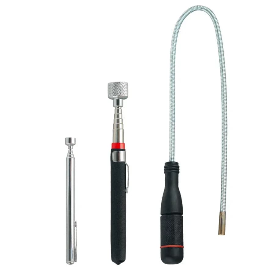 Penna Magnetica Telescopica, Strumento di Recupero Estensibile a Forma di Penna per Riparazione Auto e Manutenzione Macchinari, Attrezzi per Auto