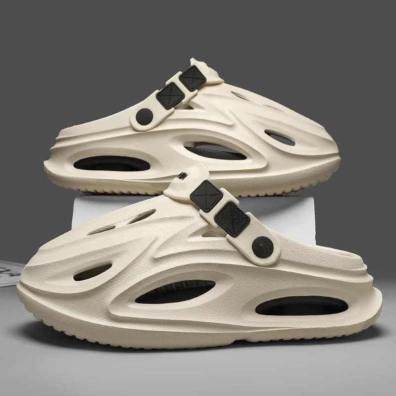 Pantofole da esterno da uomo nuove Zoccoli comodi Sandali da spiaggia Scivoli morbidi Scarpe casual da uomo estive Scarpe da giardino Pantofole da spiaggia maschili