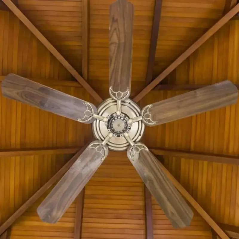 Elegante supporto per braccio del ventilatore da soffitto, design silenzioso per uso domestico e in ufficio