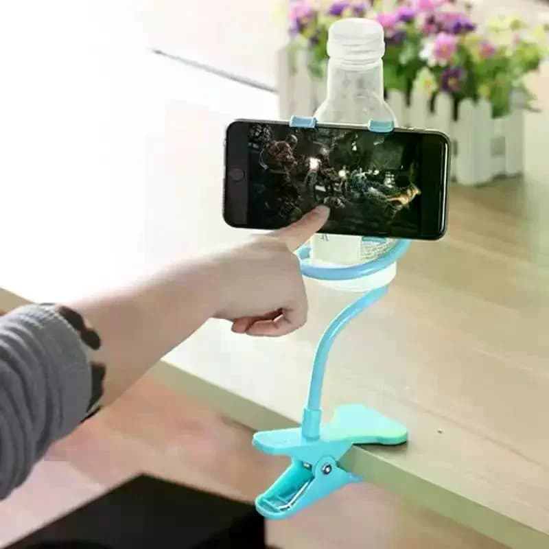 Supporto Flessibile e Regolabile per Cellulare, Clip per Telefono, Supporto da Tavolo, Letto, Scrivania, Stand per Smartphone