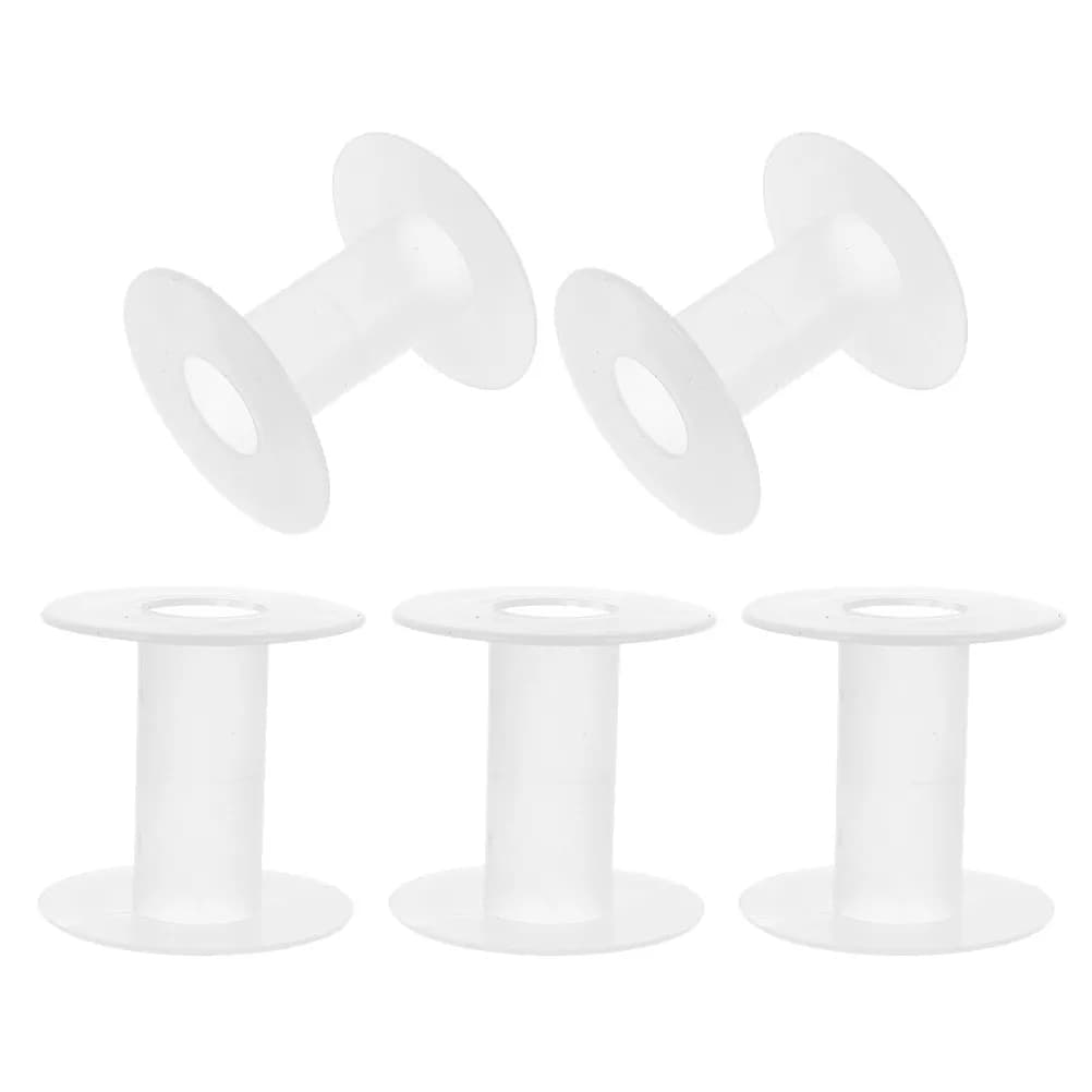 5Pcs Plastic Wire Spools with Adjustable Tension Design for Threads Ribbons Cables Yarn Bobbin Craft Sewing Machine