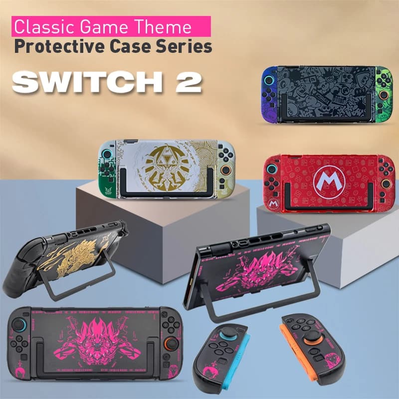 Per NS Switch 2 Custodia rigida Custodia protettiva Cover sottile Pelle colorata NS Switch 2 Accessori di gioco