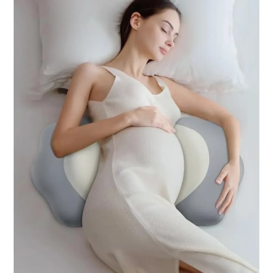 Memory Foam Pregnancy Pillows for Sleeping, Side Sleeper Maternity Pillow Support for Back Belly HIPS, Adjustable Wedge Pillow
