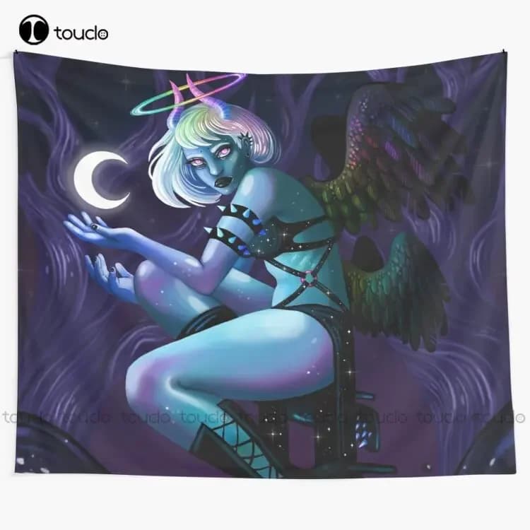 Murmir Angel Of Night Tapestry Nice Tapestry Tapestry Wall Hanging For Living Room Bedroom Dorm Room Home Decor Wall Covering