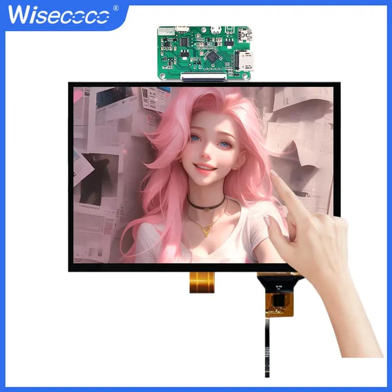Wisecoco Display LCD da 8,9 pollici 2k IPS Pannello touch capacitivo 2560x1600 TFT LCD 16:10 Pad Tablet Schermo 60hz Scheda driver USB C