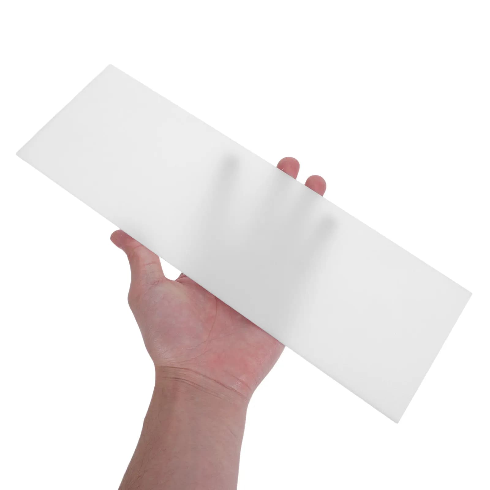 Pannello Diffusore in Acrilico Bianco Opaco per Plafoniera, Lastra di Ricambio LED 11,8 X 4 X 0,06, Copertura Traslucida per Downlight