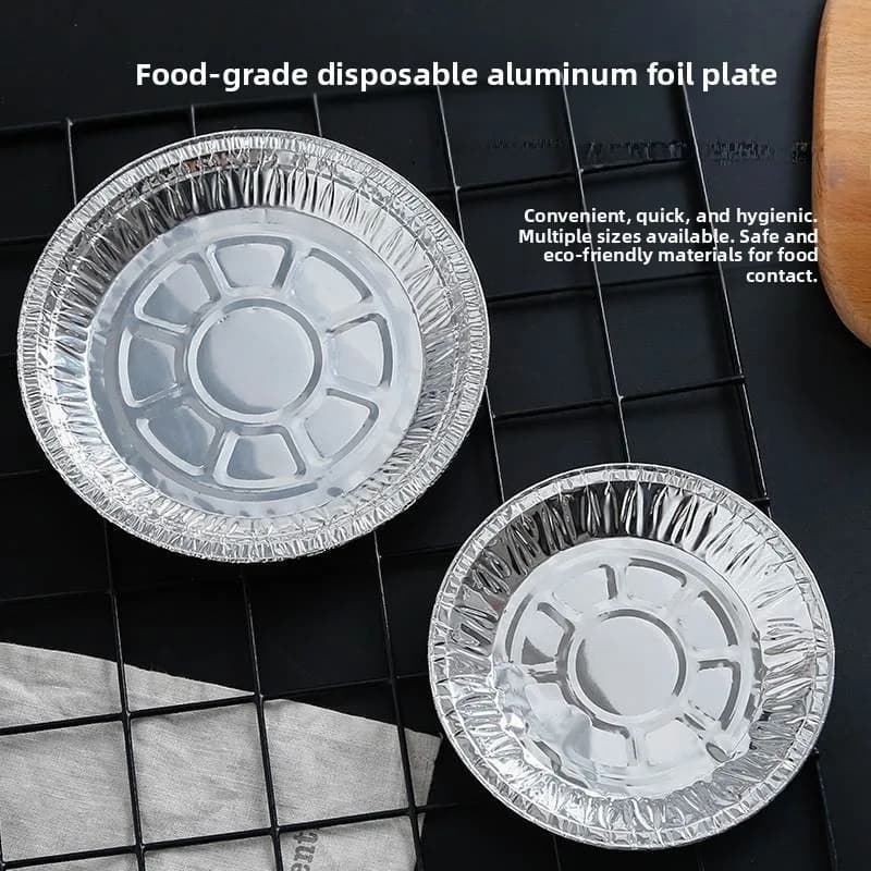 Aluminium Baking Machine Refined, Barbecue Tray, Disposable Container for Air Fryer, High Temperature Resistant for Oven