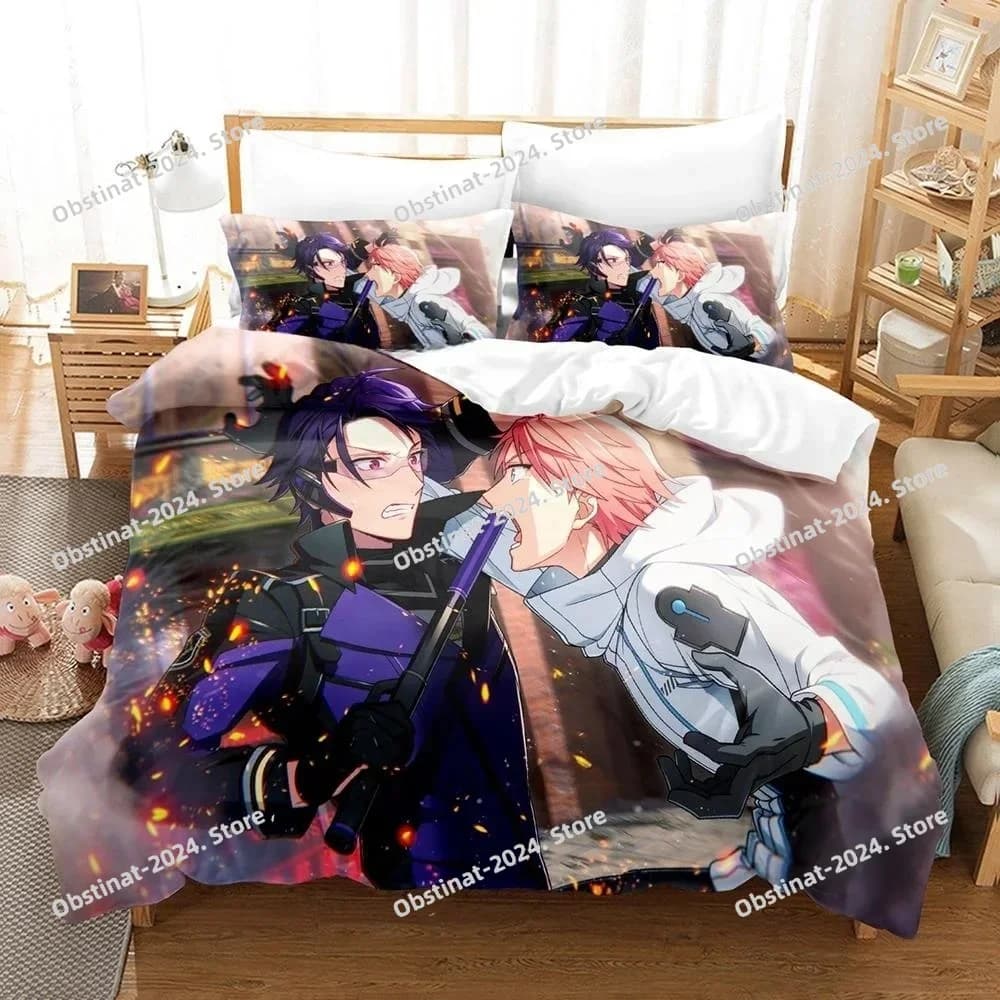 Set di biancheria da letto 3D Cartoons Game HELIOS Rising Heroes, set letto singolo, matrimoniale, queen size, king size, per adulti e bambini, set copripiumino per camera da letto