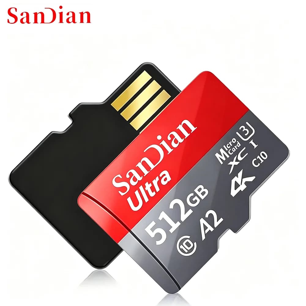 Original Class 10 Micro TF/SD Card 128GB High Speed Memory Card Stable Performance for Phones Digital Camera Laptop PC MP3