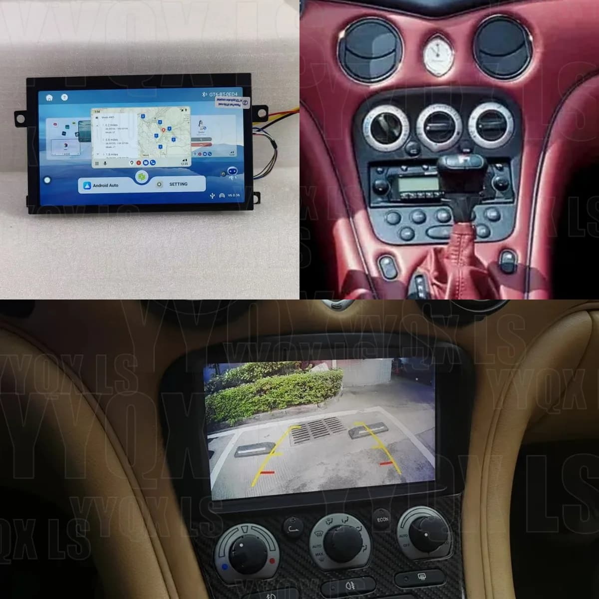 Car Multimedia Player Stereo 8' For Maserati coupe 3200GT/4200GT 2002-2010 Android 13 Audio Radio Tape Recorder GPS Navi Carplay