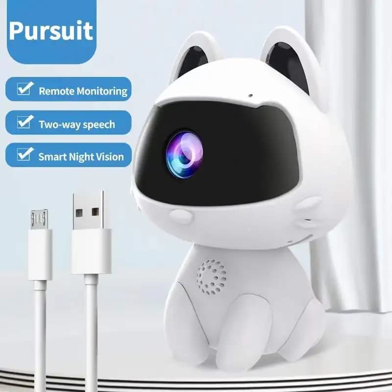2MP 1080P IR Night Vision IP Camera AI Humanoid Detection V380pro APP Home Security Alarm CCTV Intercom Baby Monitor