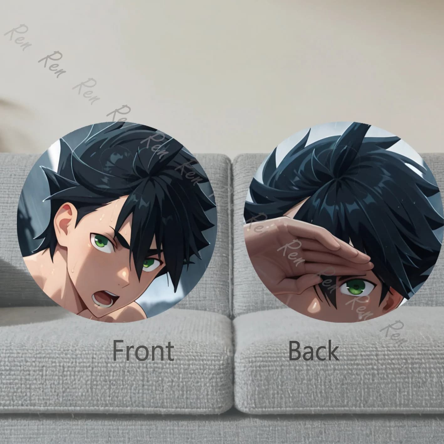 Dakimakura Anime Lenka Utsugi x Kota Fujiki Pillow Cover Sofa Cushion Double-side Print Throw Pillow Case 40X60cm