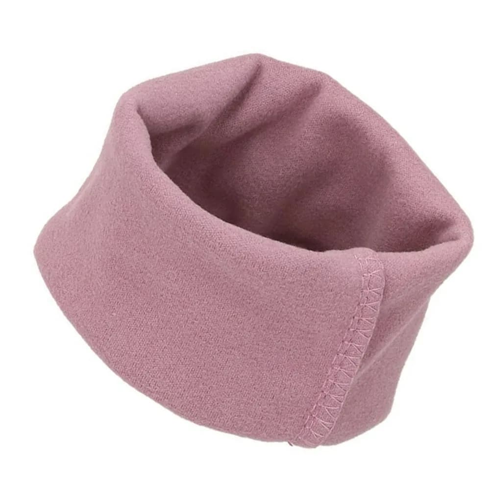 Reusable High Stretch Pet Ear Cover Washable Solid Pink Cat Ear Wrap Elastic Fit Soft Fabric Noise Block Earmuffs Pet Grooming