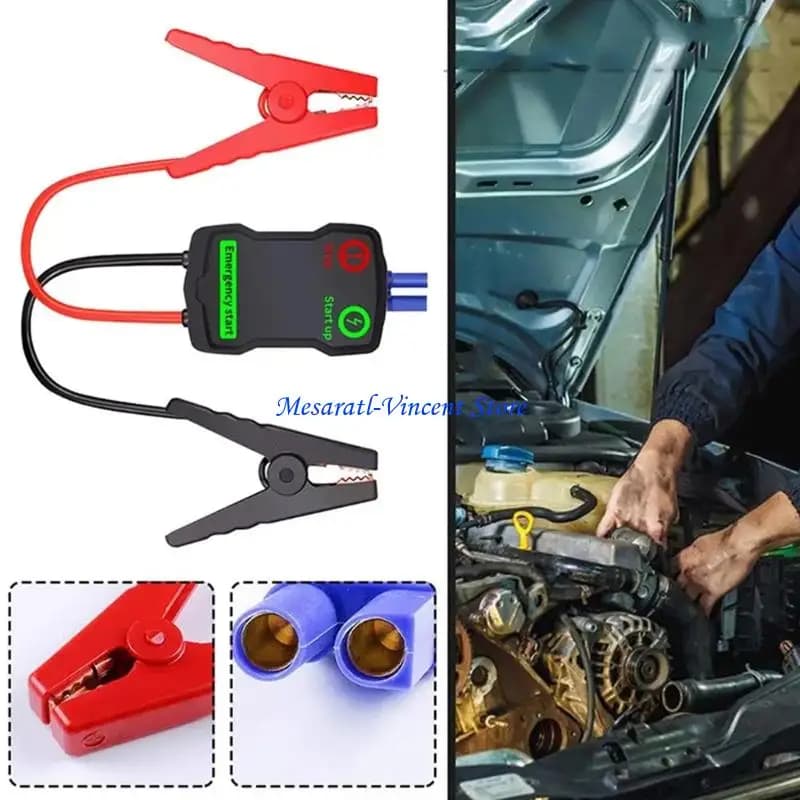 A70F Emergency Jump Starter Clamps Clip for Cars Trucks Camping Trips Intelligent Against Short Circuits