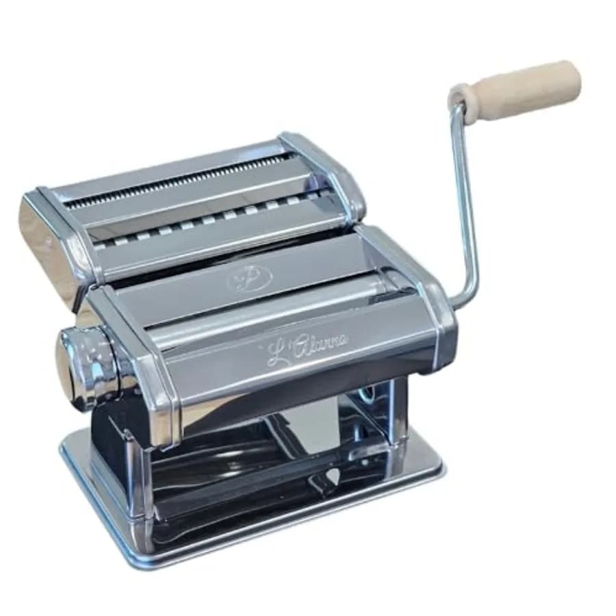 Macchina per Pasta Manuale "L'Alunno" - Macchina a Manovella per Impasto e Noodles - Elettrodomestico da Cucina Facile da Usare