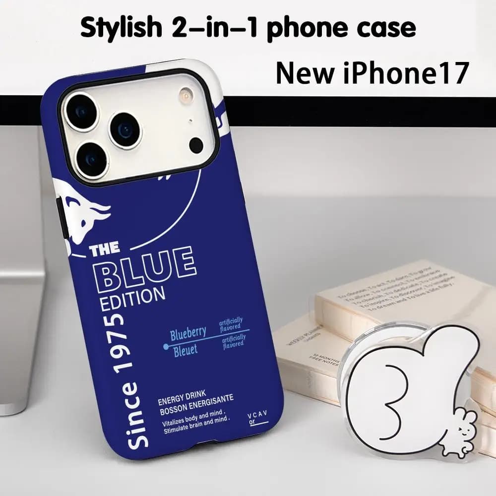 Creative bull winter drink stylish design Phone Case Film shell For iPhone 17 16e 16 15 14 13 12 Pro Max Plus XS