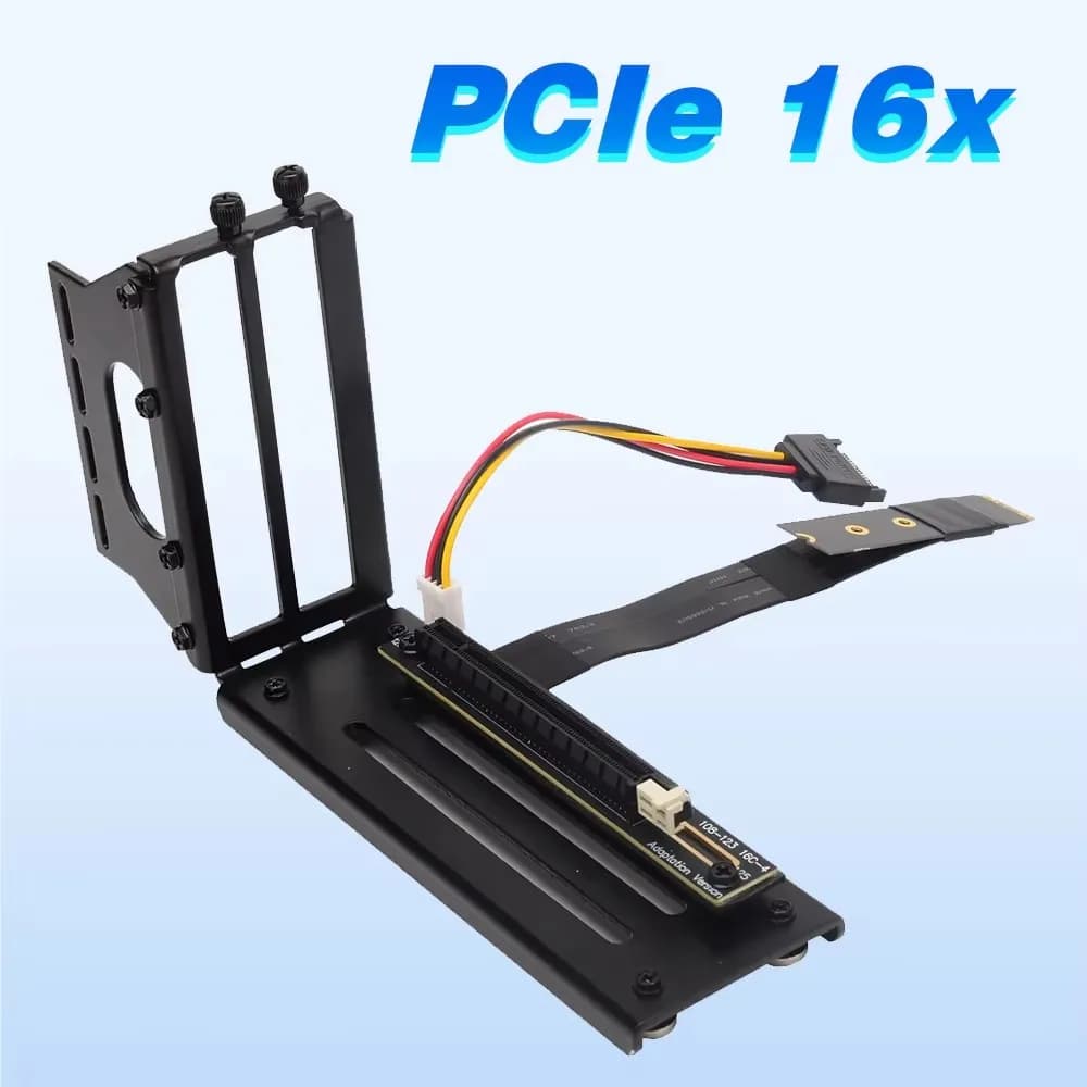Riser M.2 NVME MKey a PCI Express 3.0 X16 Cavo di prolunga scheda grafica esterna Adattatore PCIE 16X a NVME 2242/2260/280 M.2 SSD