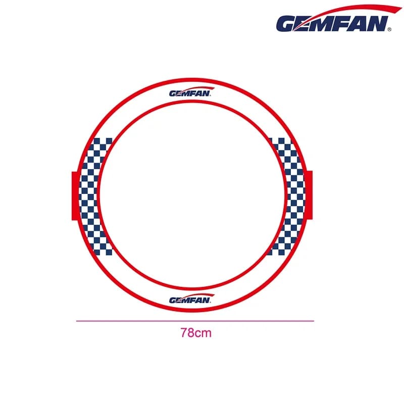 Cancello da corsa circolare Gemfan 52 cm / 78 cm 2 pezzi
