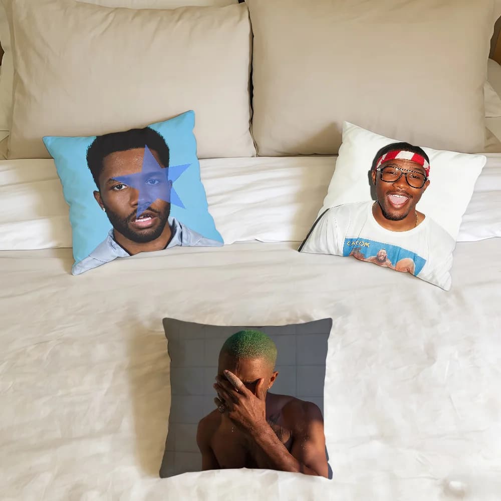 F-Frank O-Ocean Singer cushion cover Home Office Birthday Anniversary Gifts Soft Skin Friendly Cushion Cover