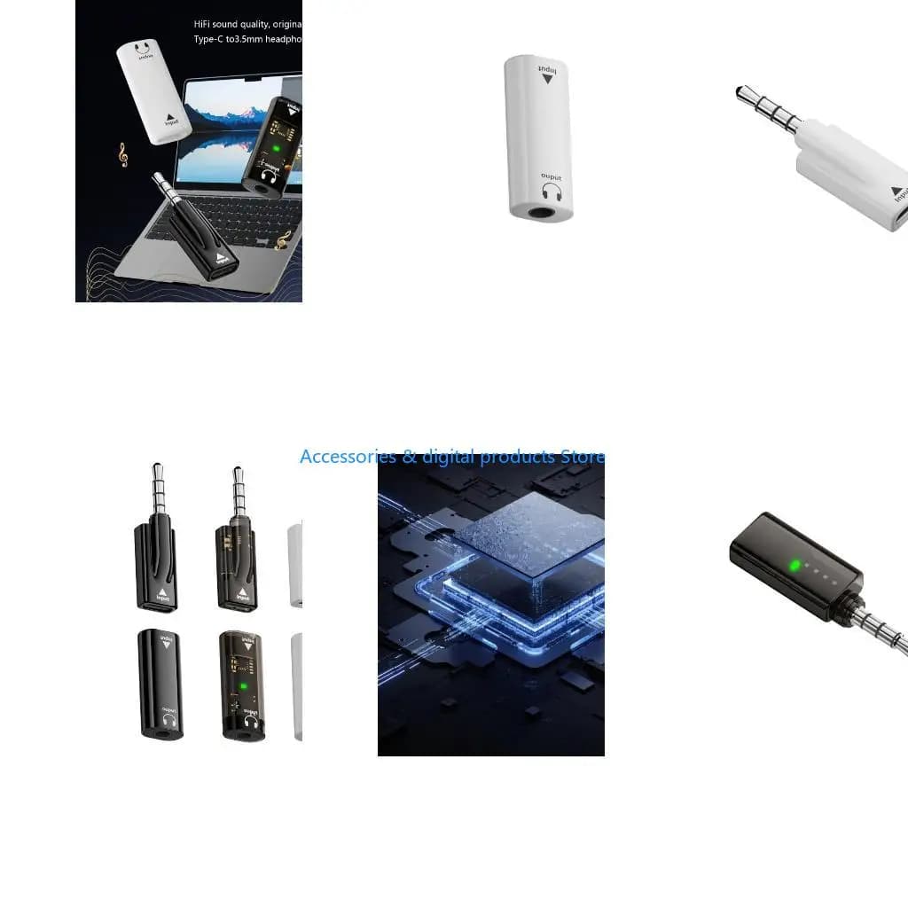 77JD No Driver Required USB Type C to 3.5mm Adapter Universal Support for Phones Tablets and Laptops