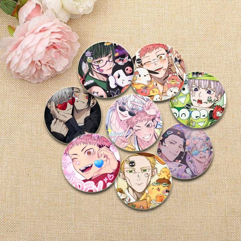 Itadori Yuji/Ryomen Sukuna Cartoon Brooches Anime Handmade Pins Satoru Gojo/Fushiguro Megumi Badge for Backpack Gift Accessory