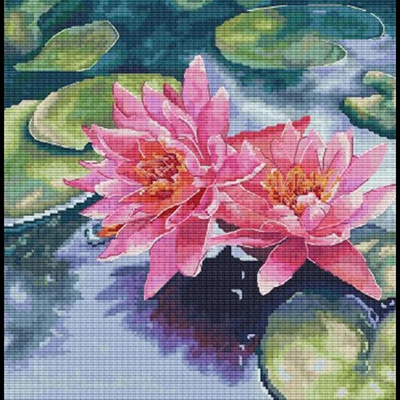7583 Cross Stitch Sets Cross Stitch Paintings 14ct 18ct Stich Cross Stitch Kit Embroidery Needle Arts & Craft Complete Kit Hobby