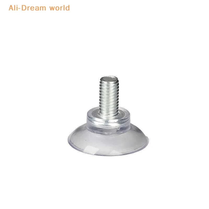 (10PCS Mushroom Head Clear Suction Cups Thumb Nut Strong Vacuum Suckers PVC Kitchen Bathroom Window Wall Car Hooks)