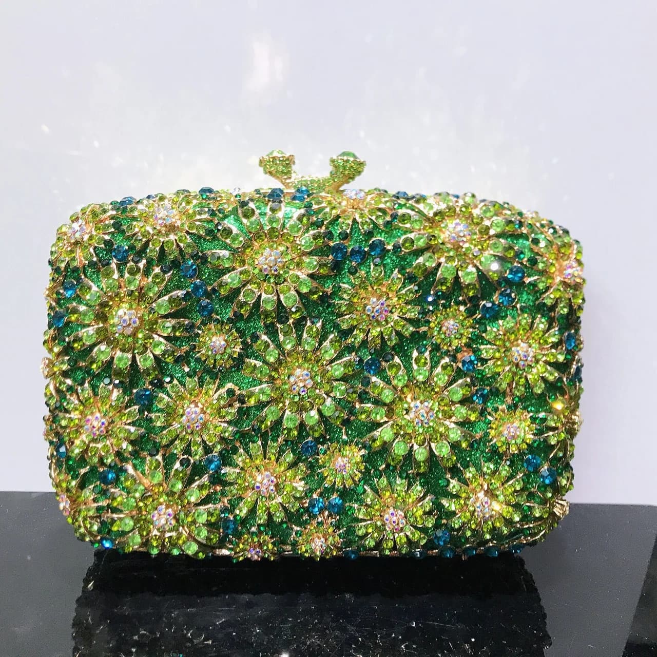 2025 Stone Chain Evening Bags Luxury Handbags Women Rhinestones Clutch Purse For Birthday Designer Crystal Evening Clutches Bags
